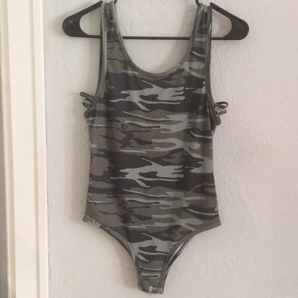 Camo Print One piece